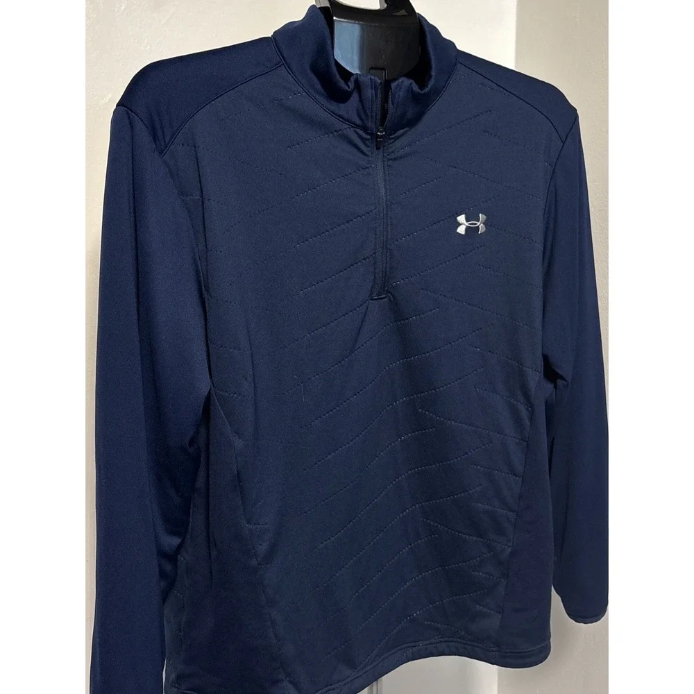 Under Armour ColdGear Reactor Golf  Navy Blue Men's L Loose Fit GOLF